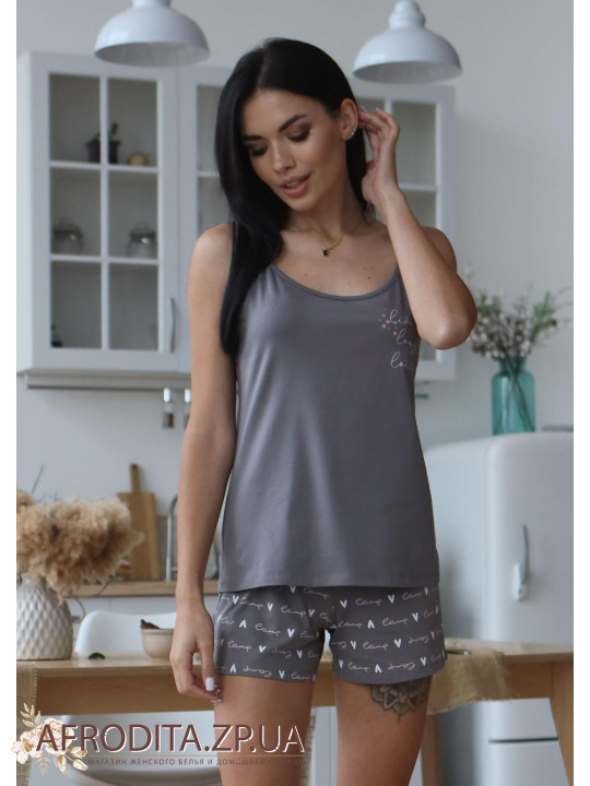 Пижама женская с шортами 1558-16049