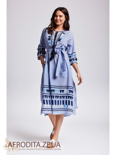 Довга літня сукня Iconique IC24-044