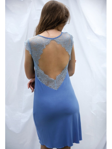 Жіноча нічна сорочка Shato 2311 блакитний