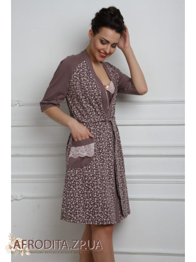 Короткий халат 