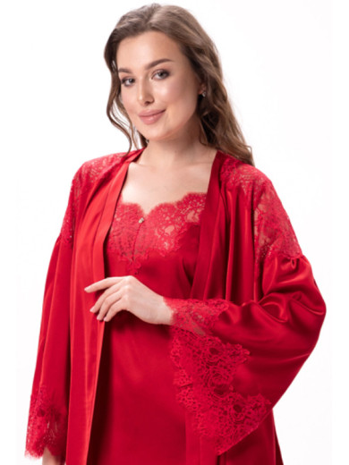 Шовковий жіночий халат Shato 2500/1