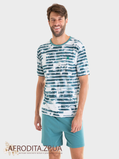 Піжама чоловіча з шортами Massana P231336