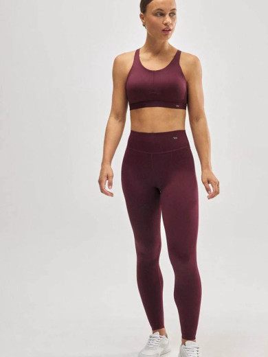 Бордовые лосины Ysabel Mora 108837