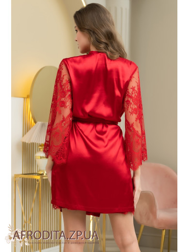 Атласний жіночий халат Естер 7293-1