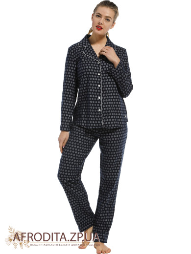  Жіноча тепла піжама зі штанами "Pastunette" 20212-152-6