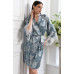 Жіночий шовковий халат Нінель 4253