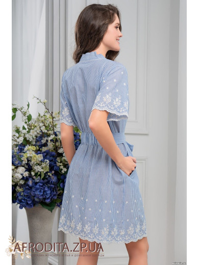 Жіночий бавовняний халат "Ніцца" 6713