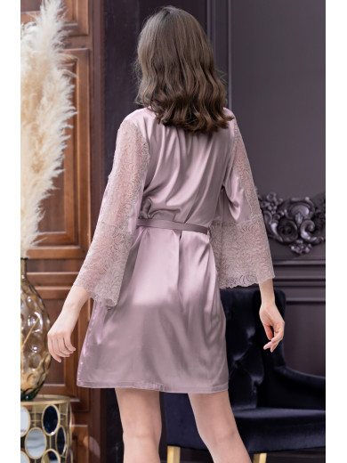 Жіночий атласний халат Місті 7263