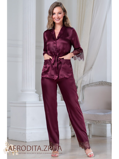 Жіноча піжама з брюками "Шерон" 3804