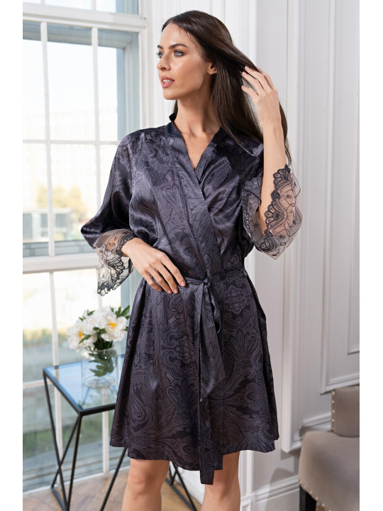 Женский шелковый халат Алетта 4443