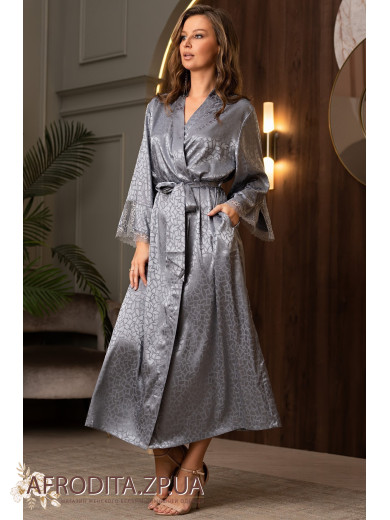 Жіночий довгий халат Джоанна 7319