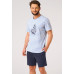 Чоловіча піжама з шортами Key 82832