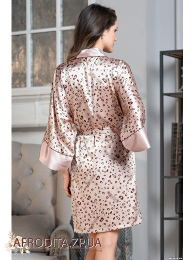 Атласний халат "Ірен" 7033