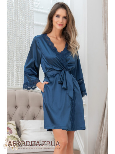 Жіночий шовковий халат "Фріда" 3793