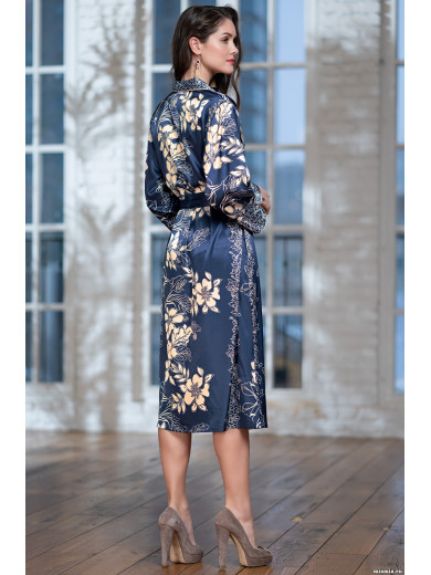 Жіночий довгий халат "Блюмарин" 8449-1