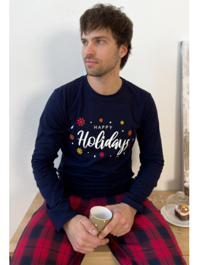 Мужская пижама со штанами Cosy 82612