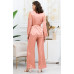 Женская шелковая пижама со штанами Аурелия 3896