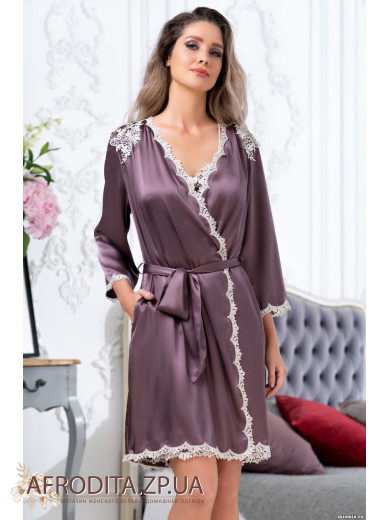  Жіночий шовковий халат Бріджіт 3683