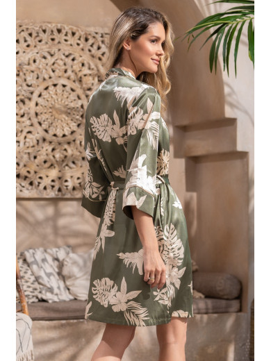 Жіночий шовковий халат Лоренса 4243