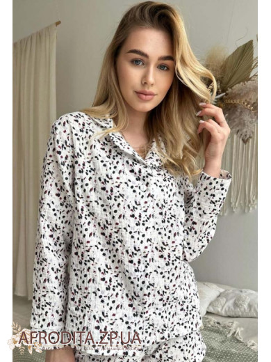 Женский комплект рубашка с шортами Cosy 82799