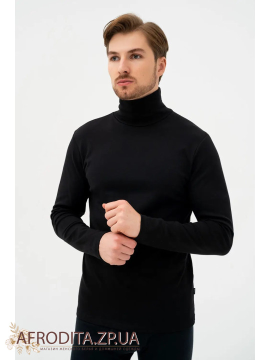 Мужской лонгслив 211 черный