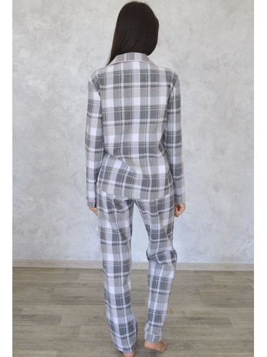 Жіноча піжама з бавовни зі штанами 1245-67026
