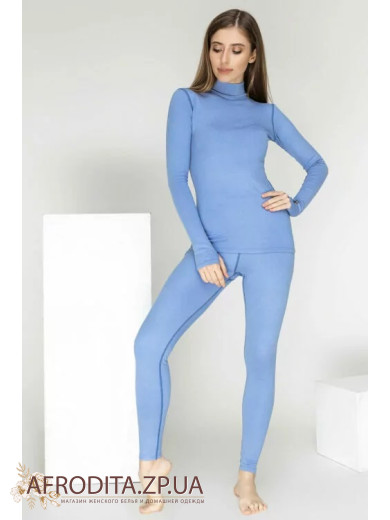 Жіночий термокомплект лонгслів + лосини 82471