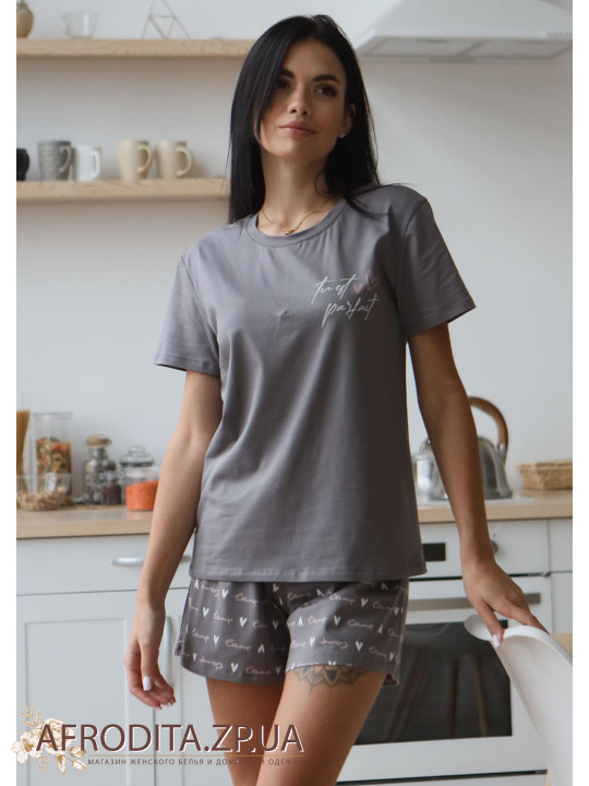 Жіноча піжама з шортами 1559-16049