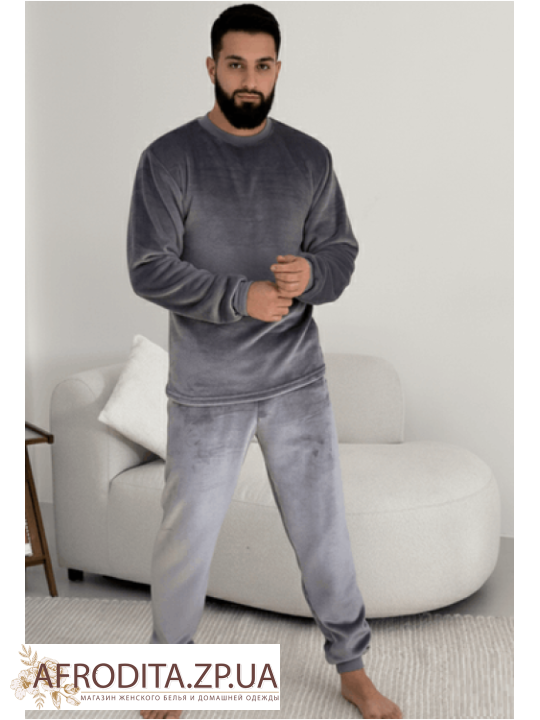 Флисовая мужская пижама Cosy 82676