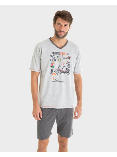  Піжама чоловіча з шортами Massana P231317