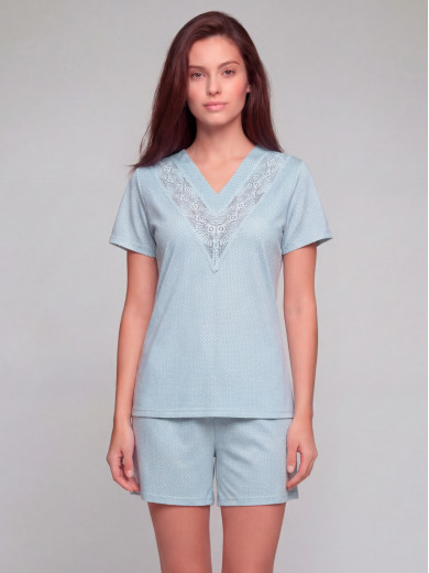 Хлопковая пижама с шортами Roksana 1956