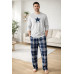Мужская пижама со штанами Cosy 82728 из хлопка
