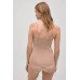 Бежевая женская майка на бретельках Ysabel Mora 108945-1