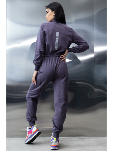 Комбинезон темно-фиолетового цвета Totalfit F52-LD61