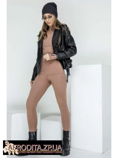 Женский термокомплект лонгслив + лосины 82467