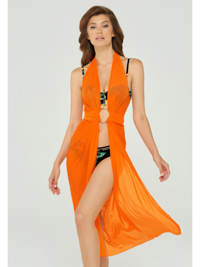 Пляжная туника оранжевого цвета Marc & Andre CU21-10