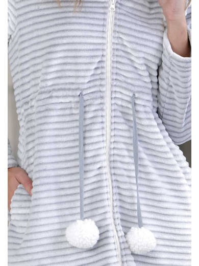 Женский теплый халат на молнии "Massana" L716219