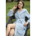 Жіночий теплий халат Shato 2337 light blue