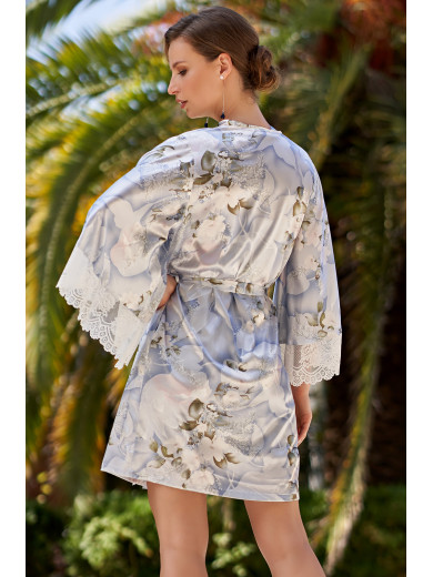 Жіночий шовковий халат "Новелла" 3603