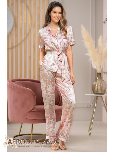 Жіноча піжама з брюками Примавера 7186