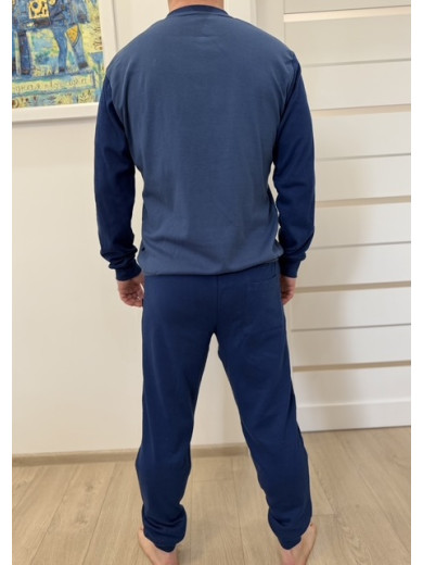 Домашній костюм чоловічий Navigare 141900 блакитний