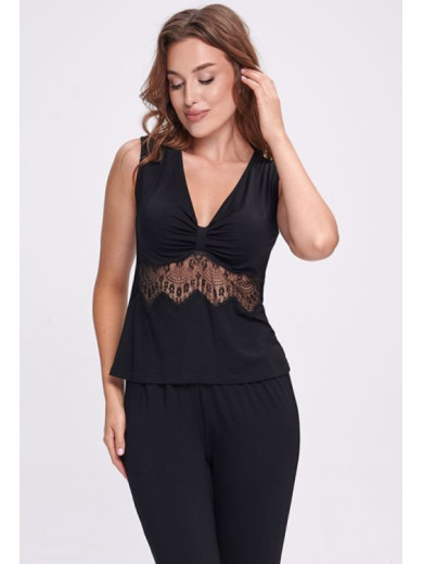  Піжама жіноча трійка Shato 2711 синя