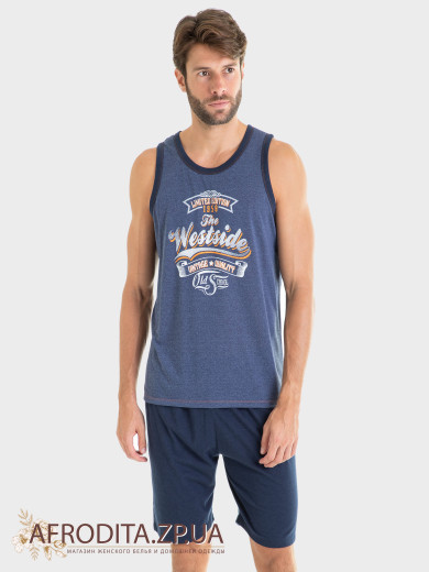 Піжама чоловіча з шортами Massana P231332