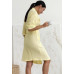 Желтый муслиновый халат Cosy 82922