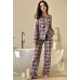 Женская пижама из фланели  с брюками Cosy 82723