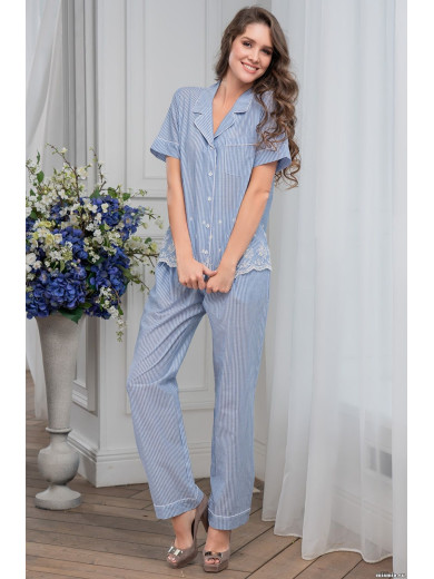 Жіноча піжама з брюками "Ніцца" 6716