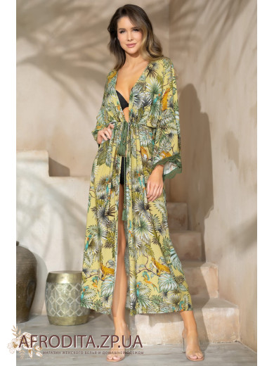 Пляжний халат-кімоно Сафарі 1809