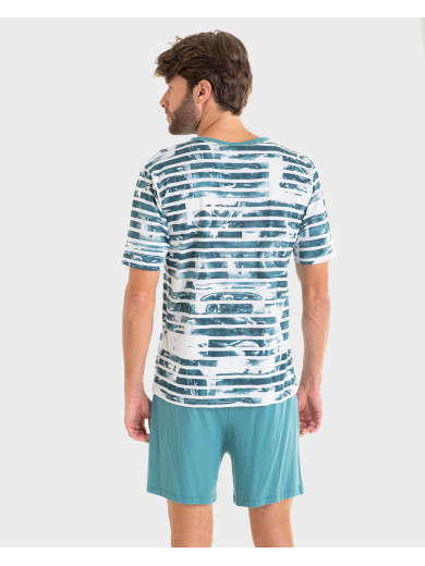 Піжама чоловіча з шортами Massana P231336
