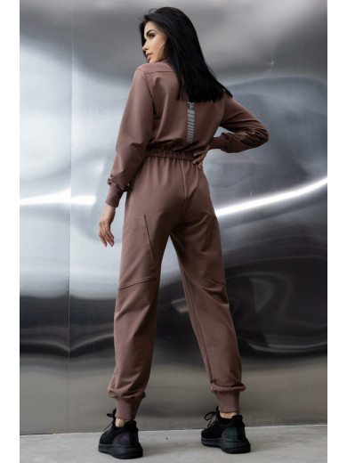 Комбинезон коричневого цвета Totalfit F52-LD57