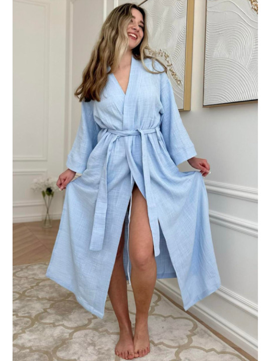 Муслиновый халат на запах Cosy 82931